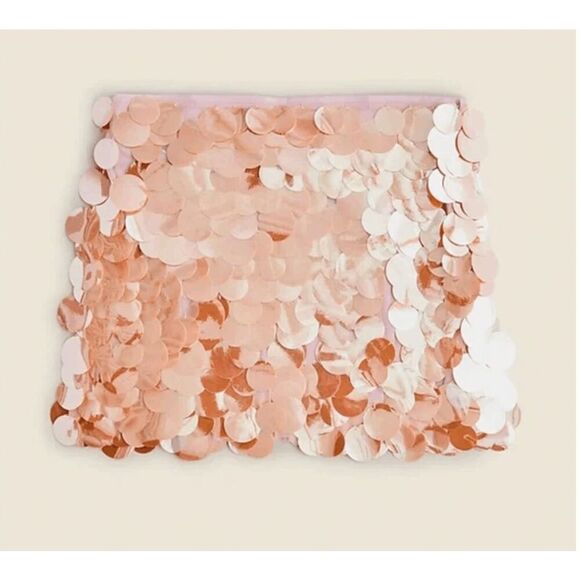 J. Crew Collection Collection circle-sequin mini skirt size 4 NWT - Flaw - Picture 3 of 5